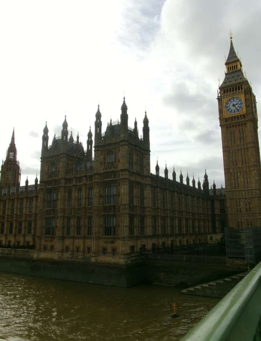 Big Ben and the Houses of Parliament above the Thames